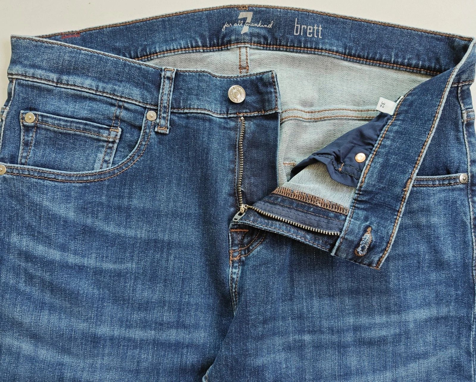7 For All Mankind 7 For All ManKind BRETT Bootcut Jeans T / 6044 Size US 32 / EU 48 - 6 Thumbnail