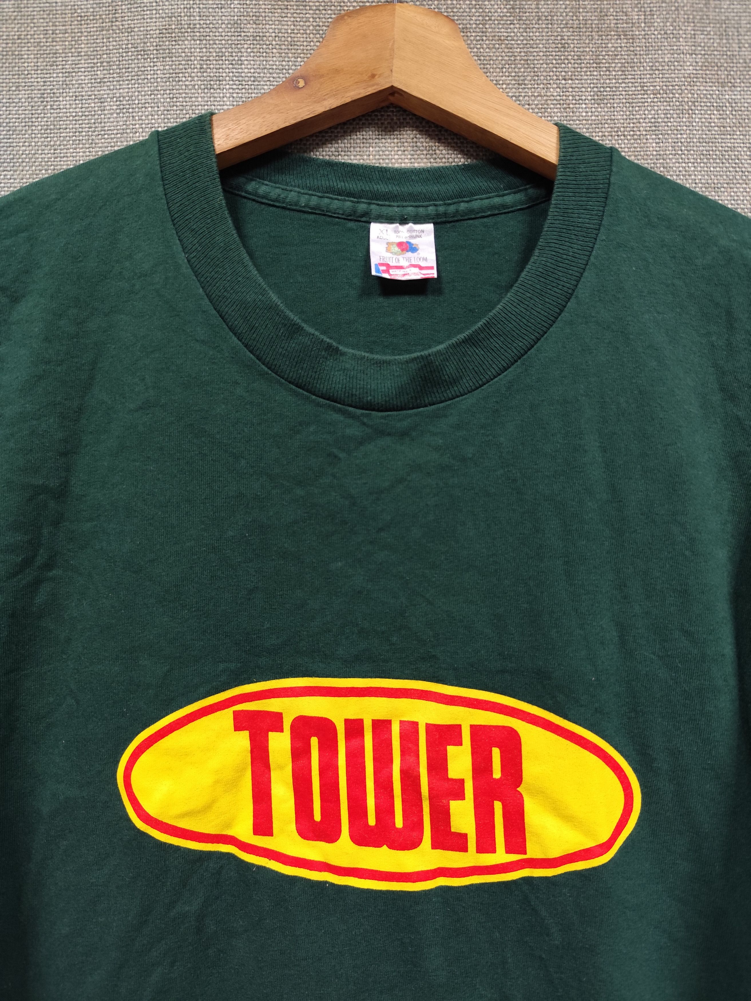 Band Tees Vintage 90s Tower Records Promo T-Shirt Single Stitch XL Size US XL / EU 56 / 4 - 3 Thumbnail