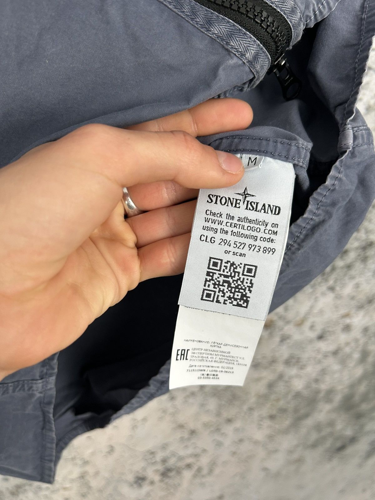 Designer × Stone Island Stone Island Blue Overshirt Light Jacket Vintage Designer Size US M / EU 48-50 / 2 - 8 Thumbnail