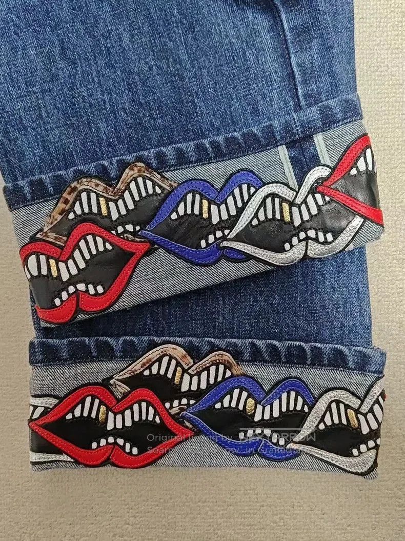 Chrome Hearts Chrome Hearts Colored Lip Denim Pants. Size US 28 / EU 44 - 3 Thumbnail