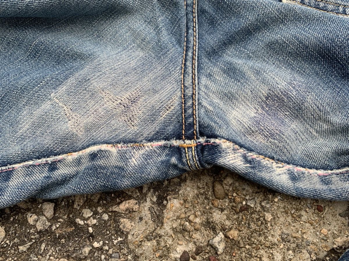 Japan Blue MOMOTARO ❌ JAPAN BLUE SELVEDGE DISTRESSED DENIM Size US 32 / EU 48 - 12 Thumbnail