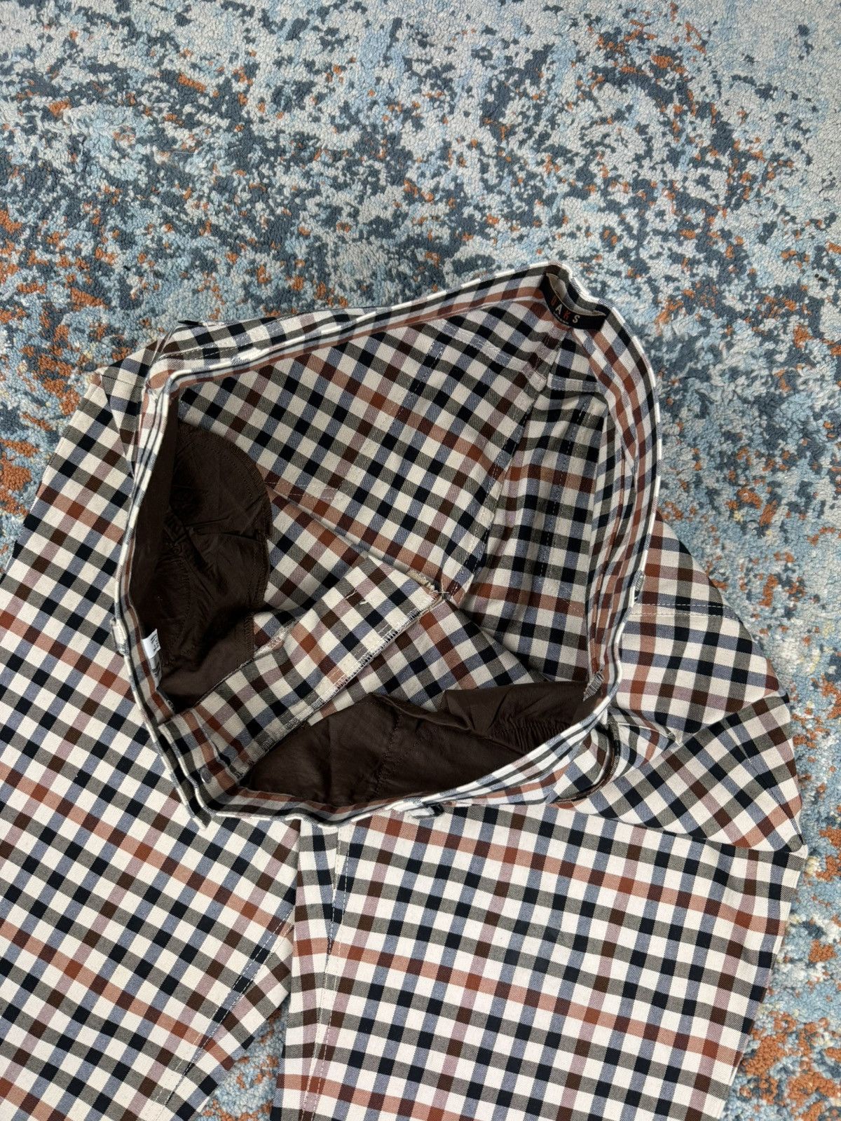 DAKS × Vintage Vintage y2k Daks London pattern checked pants straight fit Size US 32 / EU 48 - 10 Thumbnail
