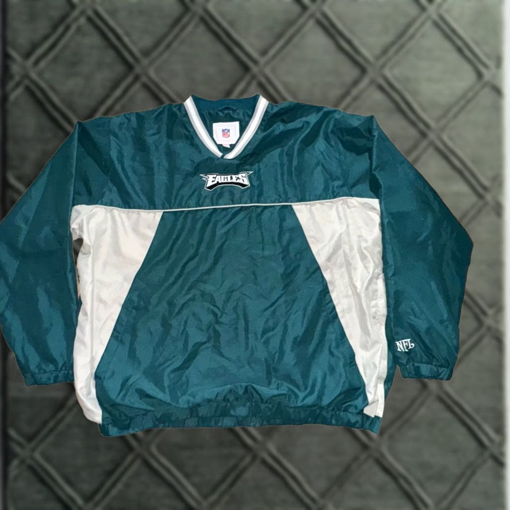 NFL NFL Philadelphia Eagles Windbreaker Pullover Jacket Mens Size XXL Green Size US XXL / EU 58 / 5 - 1 Thumbnail