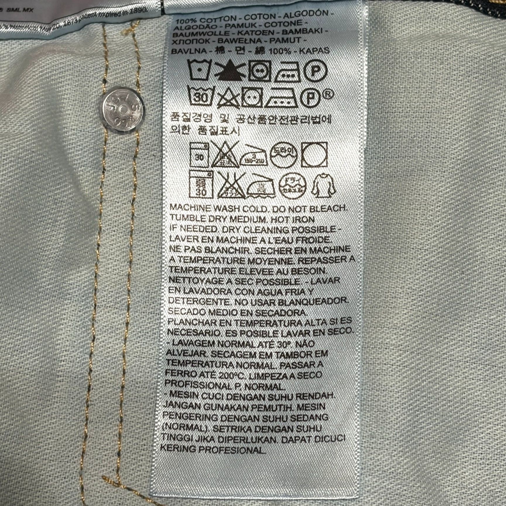 Levi's Levi's 559 Jeans Men 46x30 Big & Tall Blue Relaxed Straight Denim Dark Wash NWT Jeans Men Ready-to-Wear 5-Pocket Style Vintage Modern 100% Cotton Size US 30 / EU 46 - 6 Thumbnail