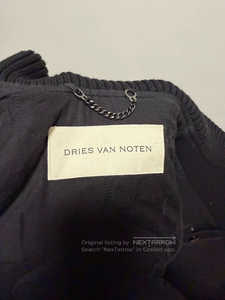 Dries Van Noten Dries Van Noten Black Wool Back-zip Jacket Size US M / EU 48-50 / 2 - 7 Thumbnail