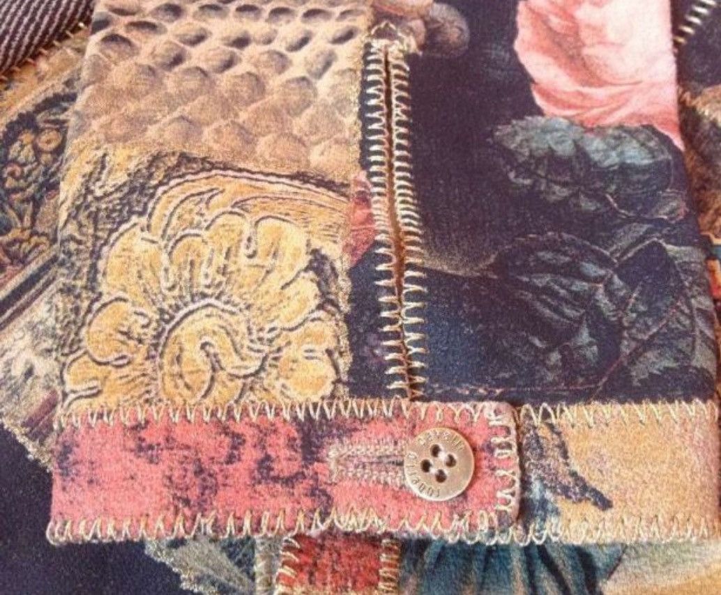 Roberto Cavalli ARCHIVE SUEDE RENAISSANCE PRINTED JACKET Size XS / US 0-2 / IT 36-38 - 6 Thumbnail