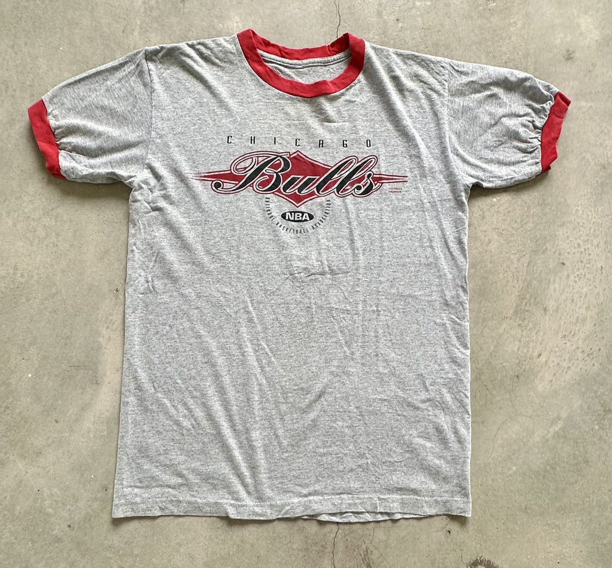 NBA × Vintage VINTAGE CHICAGO BULLS RINGER TEE Size US M / EU 48-50 / 2 - 1 Thumbnail