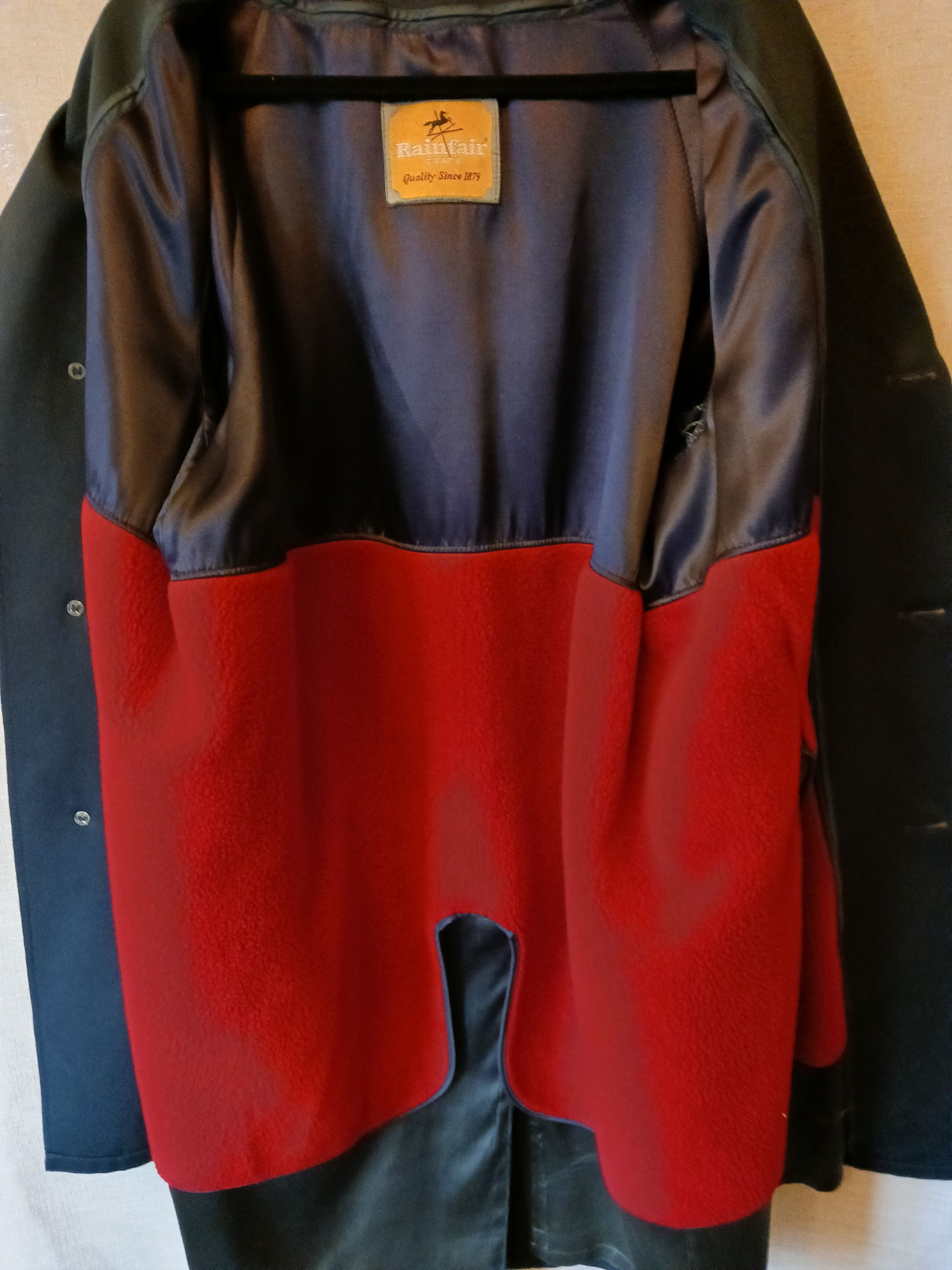 Vintage Vintage 60's-70's Rainfair Men's Navy Blue Raincoat Size US XXL / EU 58 / 5 - 4 Thumbnail