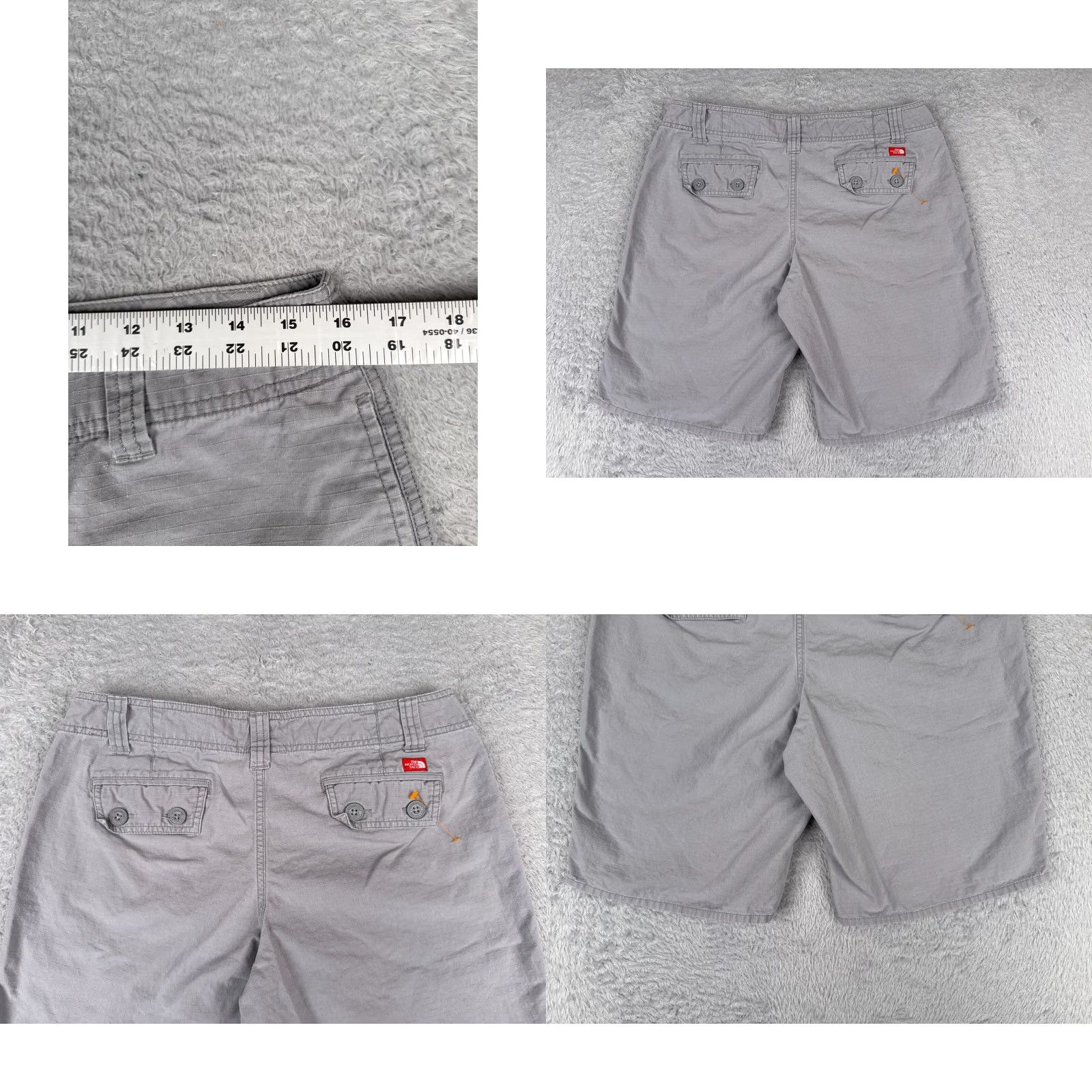 The North Face The North Face Shorts Womens 8 L Gray Cargo Ripstop Hike Camp Fishing 32x11 Size 30" / US 8 / IT 44 - 9 Thumbnail