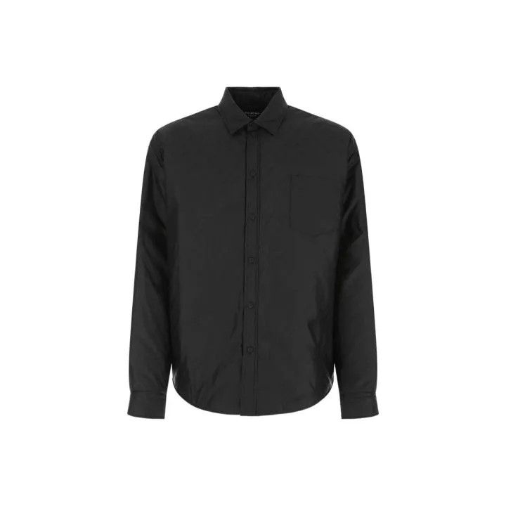 Balenciaga Balenciaga Black Long Sleeve Button-Up Shirt 0079 Size US M / EU 48-50 / 2 - 1 Thumbnail