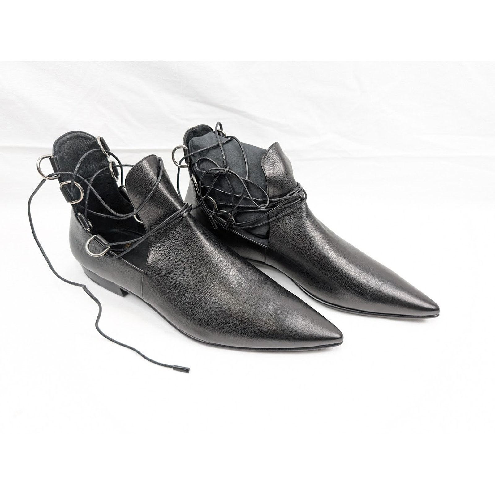 Saint Laurent Paris o1rshd1 Q:2 / Goth 15 Lace Up Shoes in Nero Size US 10 / EU 43 - 11 Thumbnail