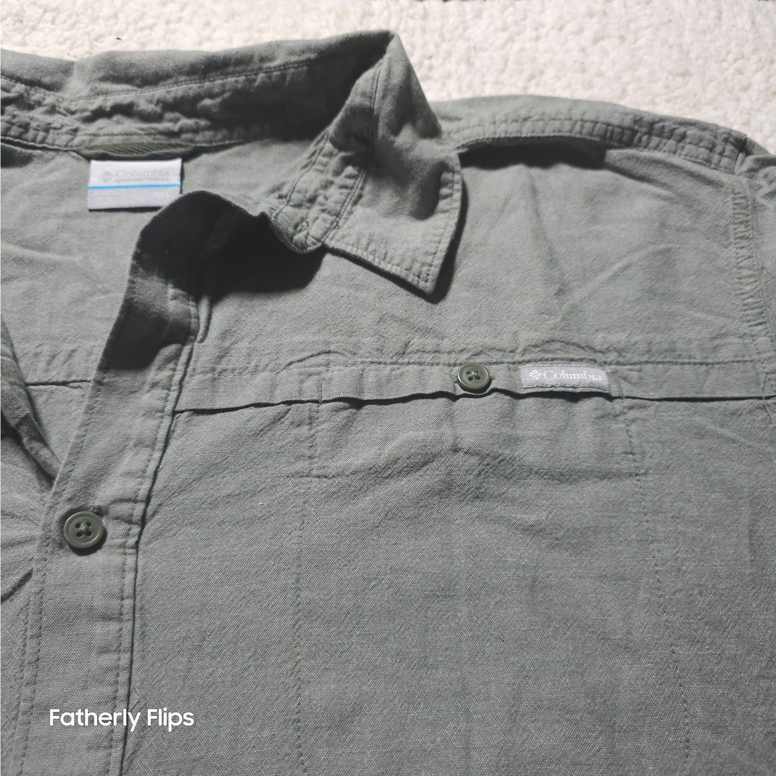 Columbia Columbia PFG 4XL Green Fishing Shirt SS Omni-Shade Vented Size US XXL / EU 58 / 5 - 4 Thumbnail