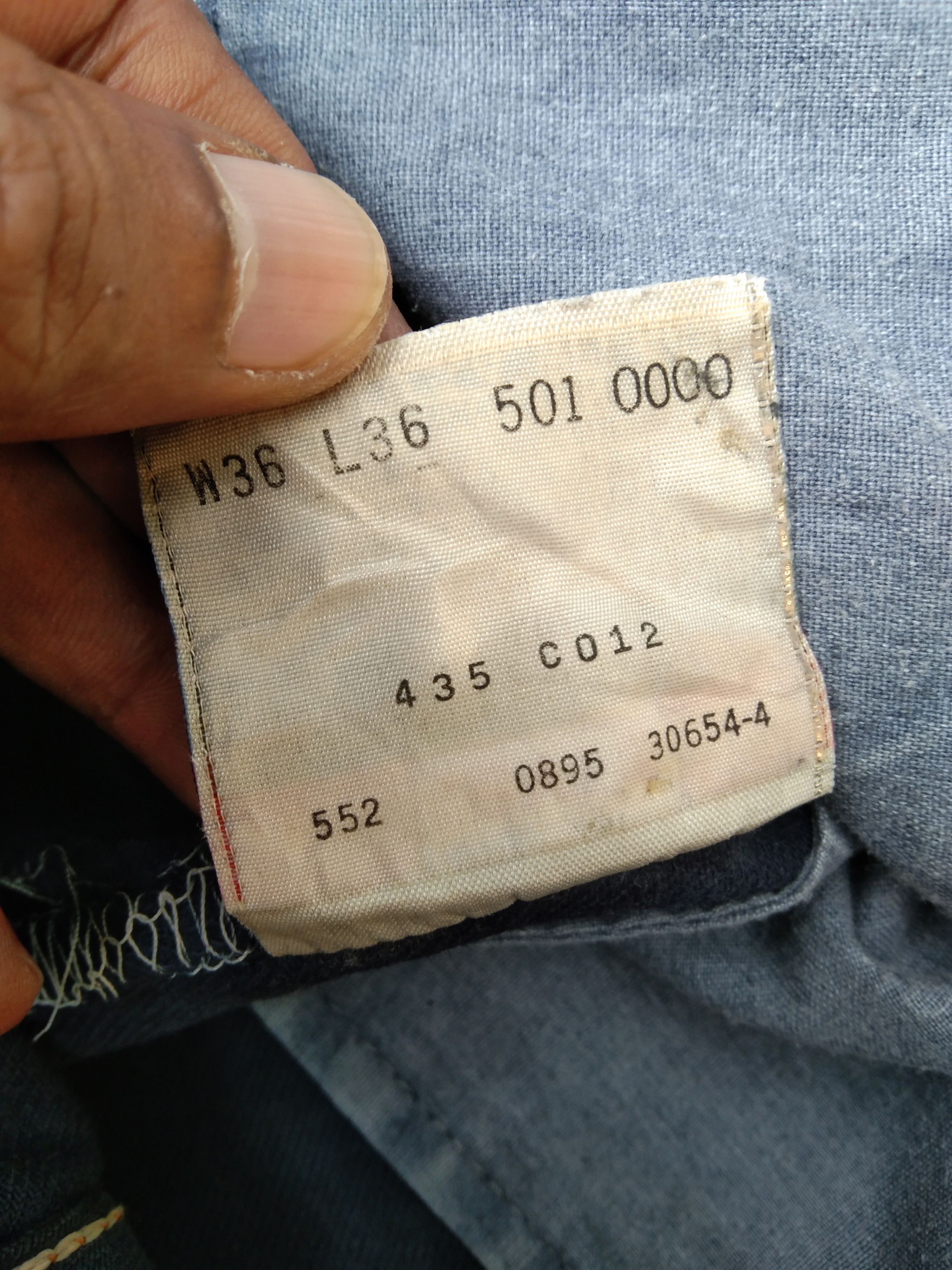 Levi's 90s Vintage Levi's 501 Made In USA Distressed Jeans 36x32 Size US 36 / EU 52 - 8 Thumbnail