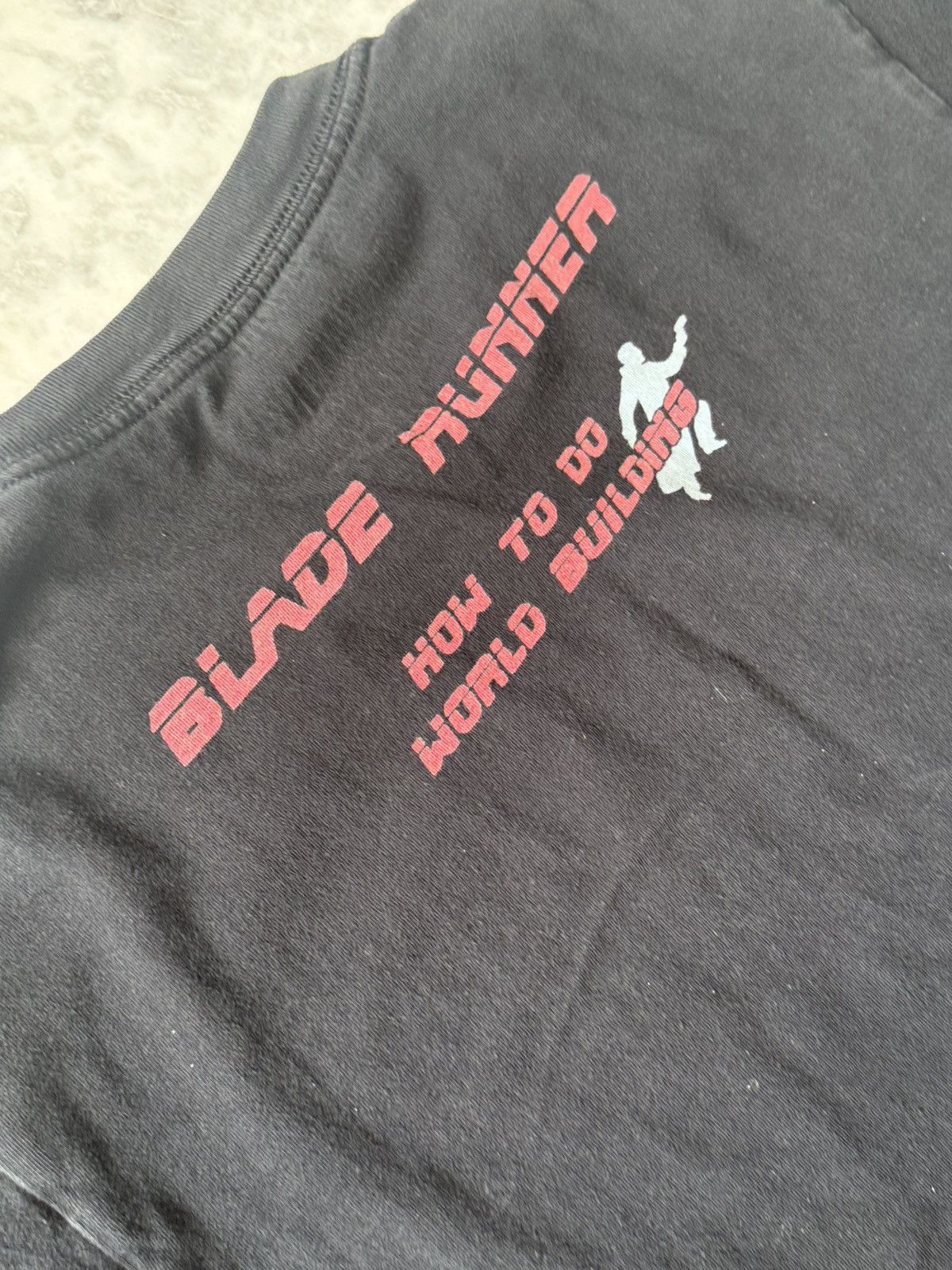 Other Blade Runner Graphic Tee Black Red Distressed Movie Size US L / EU 52-54 / 3 - 3 Thumbnail