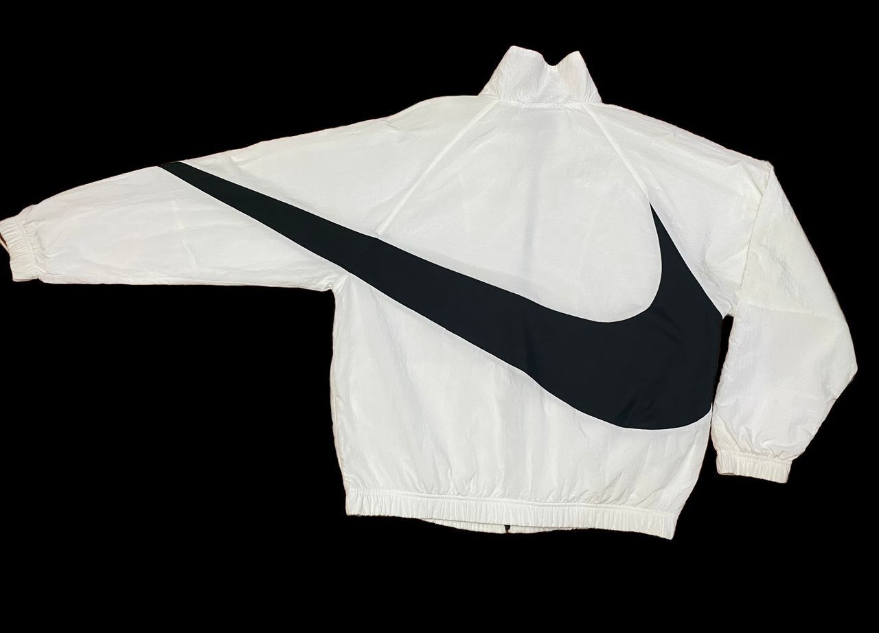 Nike 💥Best Offer💥Vintage Nike Big Swoosh Jacket Size US L / EU 52-54 / 3 - 2 Thumbnail