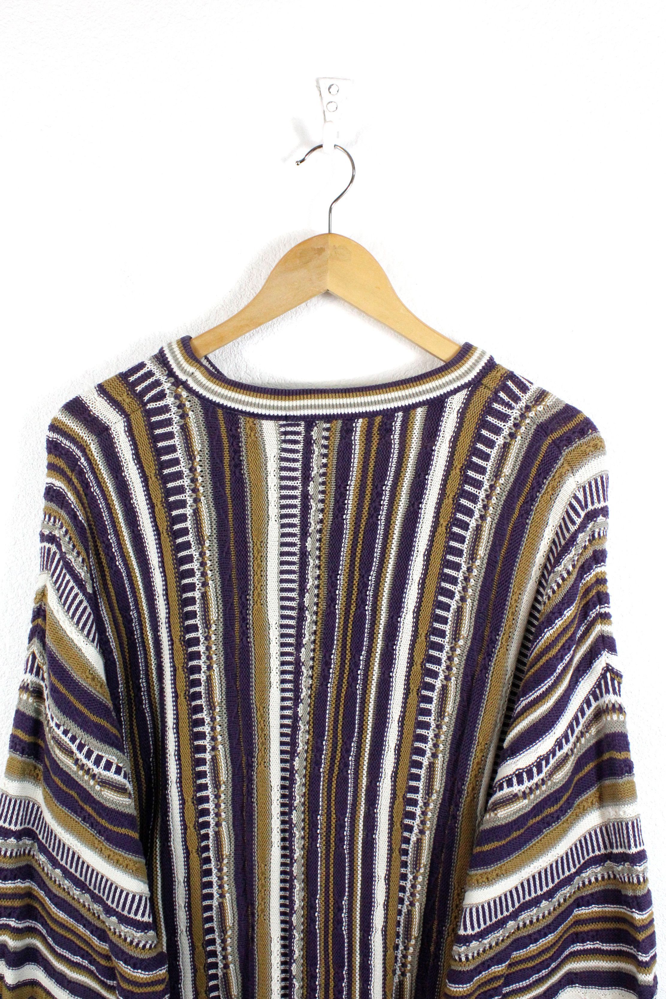 Tundra Canada Vintage Tundra Canada Coogi Style Analog Knit Cosby Sweater Size US L / EU 52-54 / 3 - 6 Thumbnail