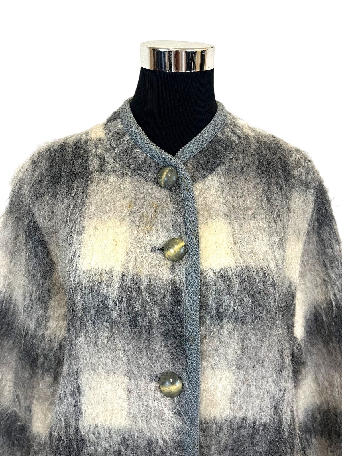Syndicate Japanese Brand Mohair Jacket inspired By Kurt Cobain Size L / US 10 / IT 46 - 3 Thumbnail