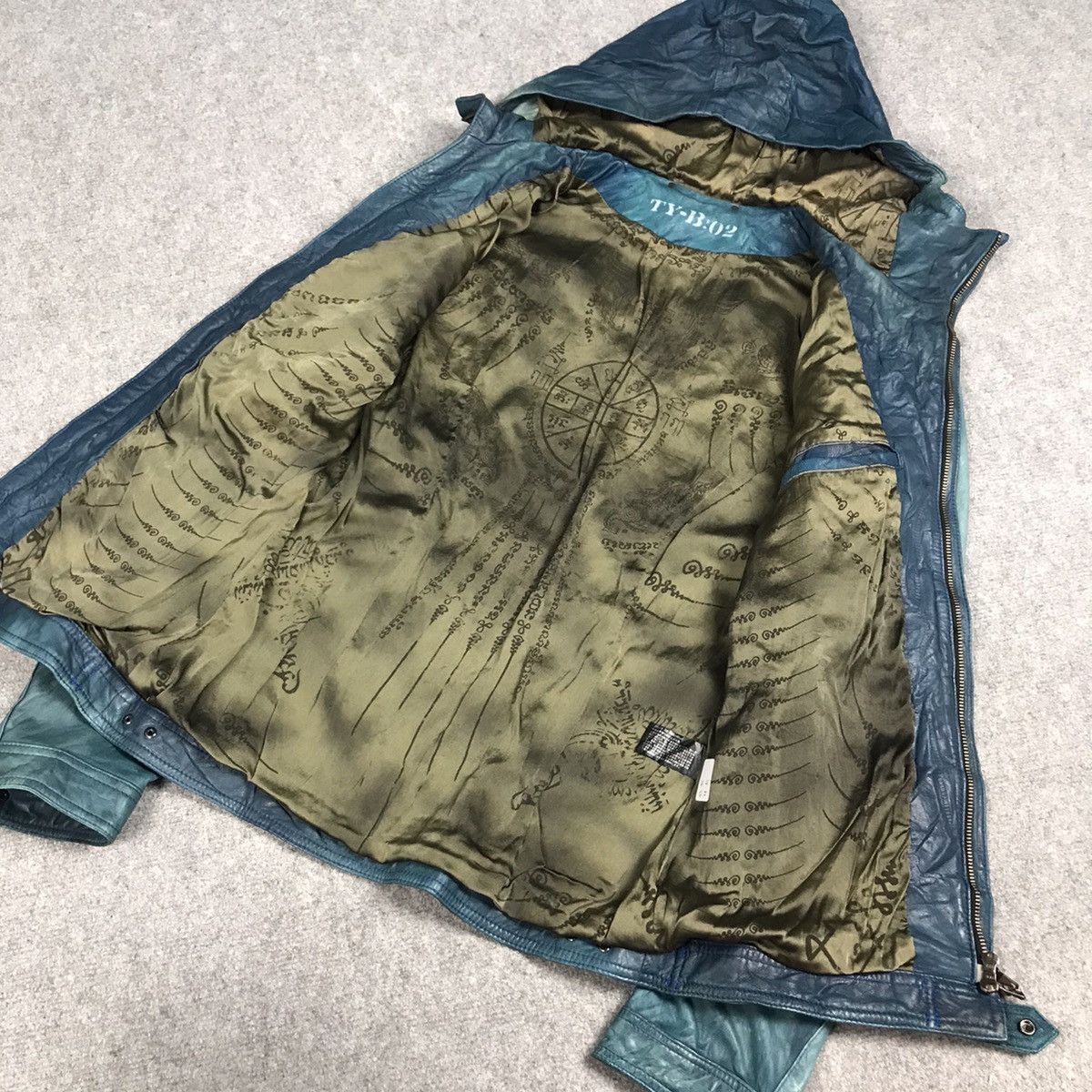 14th Addiction 14th Addiction Ifsixwasnine Style Leather Faded Jacket Size US S / EU 44-46 / 1 - 18 Thumbnail