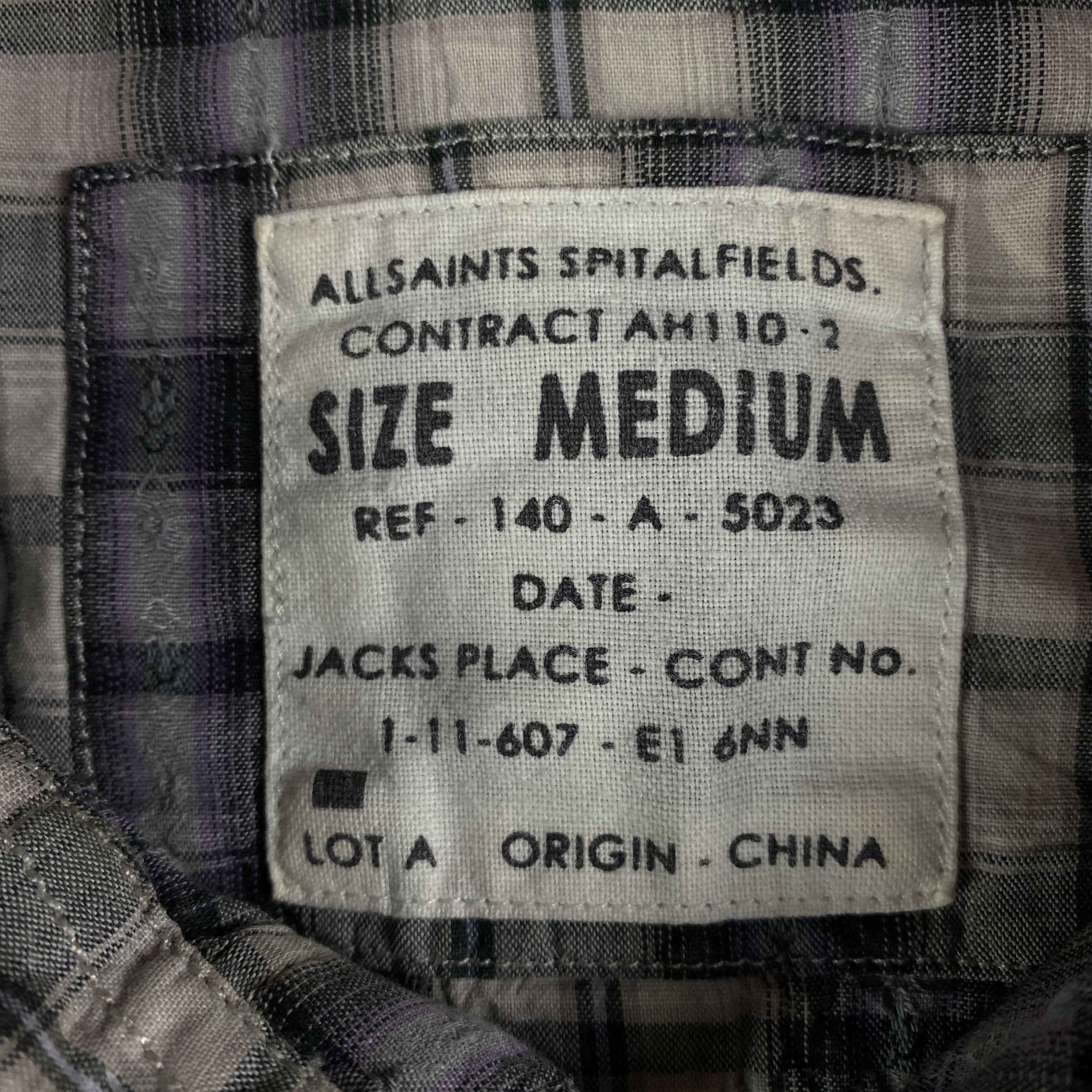 Allsaints Men’s Shirt Long Sleeve Allsaints Size M Size US M / EU 48-50 / 2 - 4 Thumbnail