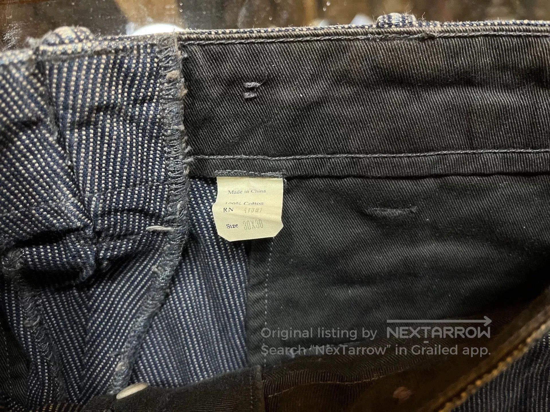 RRL Ralph Lauren RRL Blue Dye Casual Pants. Size US 30 / EU 46 - 5 Thumbnail