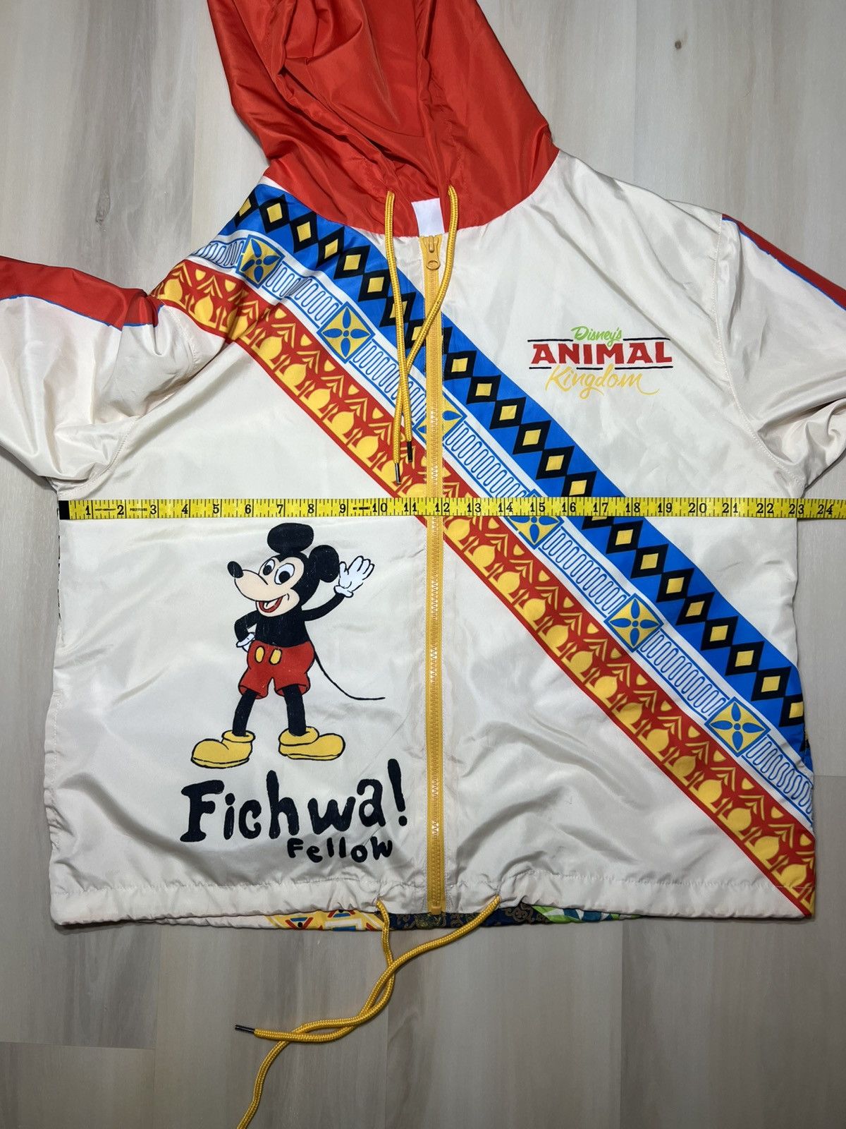 Disney 2019 Disney Parks Animal Kingdom Ficha Fellow Windbreaker Size US L / EU 52-54 / 3 - 5 Thumbnail
