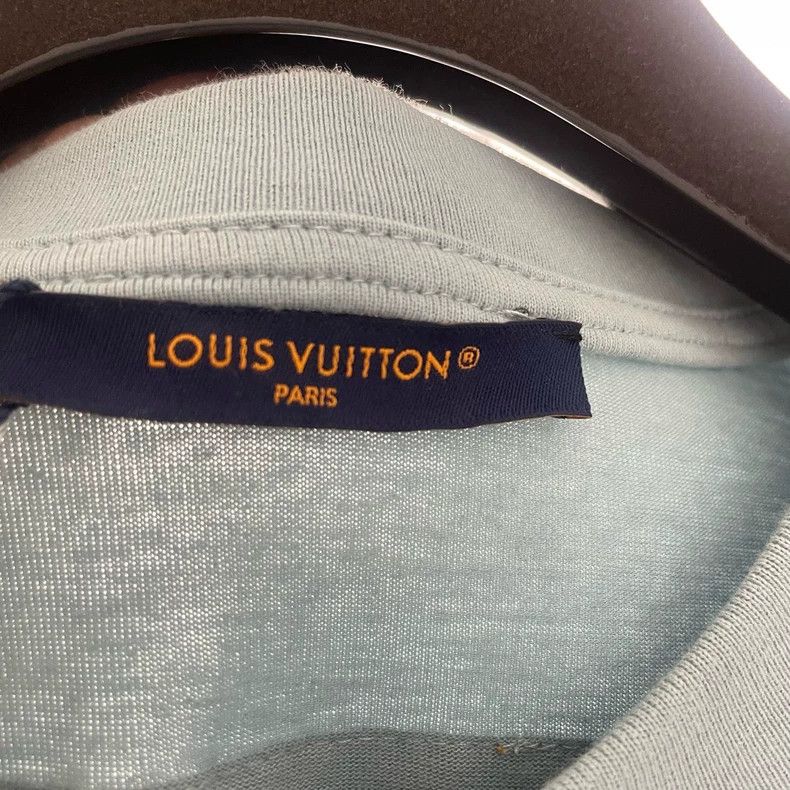Louis Vuitton Louis Vuitton Haze blue embossed logo short sleeves Size US L / EU 52-54 / 3 - 4 Thumbnail
