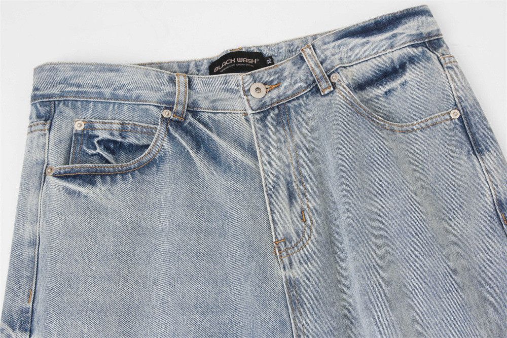 Japanese Brand × Jean Heavy washed distressed vintage ripped jeans Size US 32 / EU 48 - 4 Thumbnail