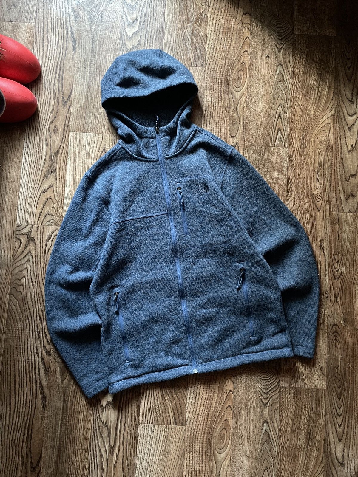 The North Face The North Face Fleece Hoodie Jacket Half Zip Logo Hooded Size US M / EU 48-50 / 2 - 2 Thumbnail