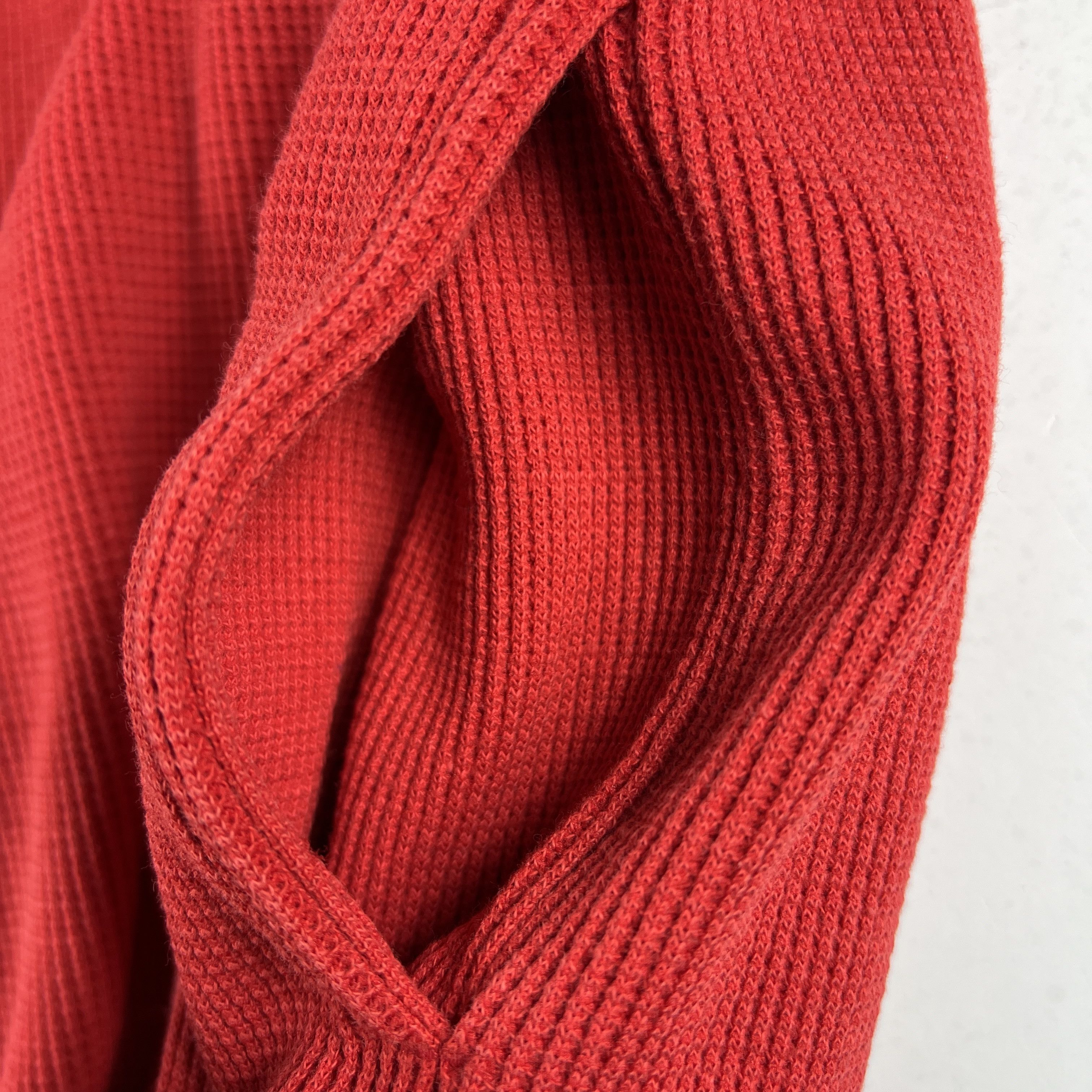 MLB × Russell Athletic × Vintage VTG Russell Cincinnati Reds Thermal Sweatshirt Red Crewneck Size US XXL / EU 58 / 5 - 9 Thumbnail
