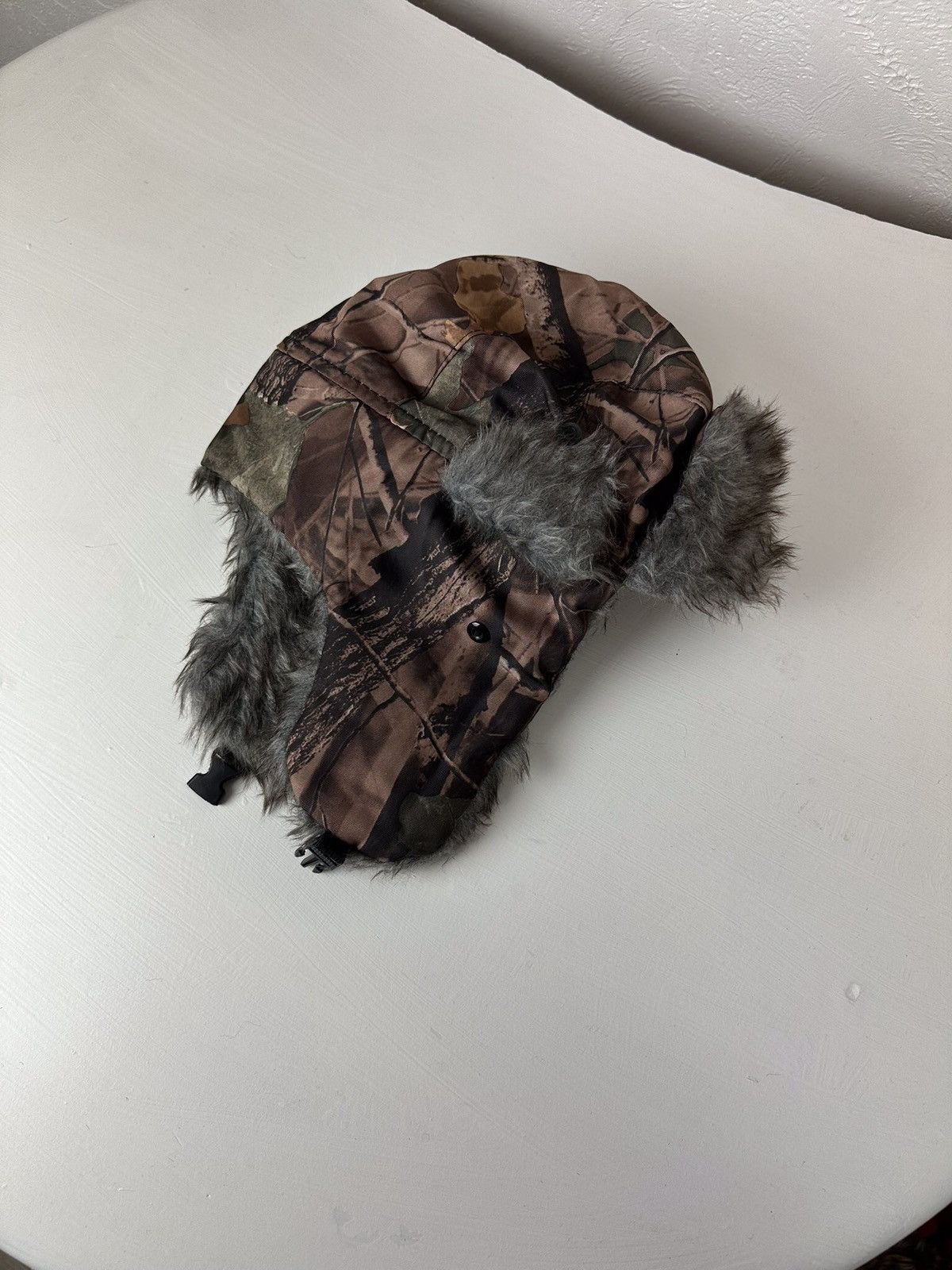Hysteric Glamour × Vintage Crazy Y2K RealThree Mohair Fuzzy Hat Ushanka Punk Huge Size ONE SIZE - 1 Thumbnail