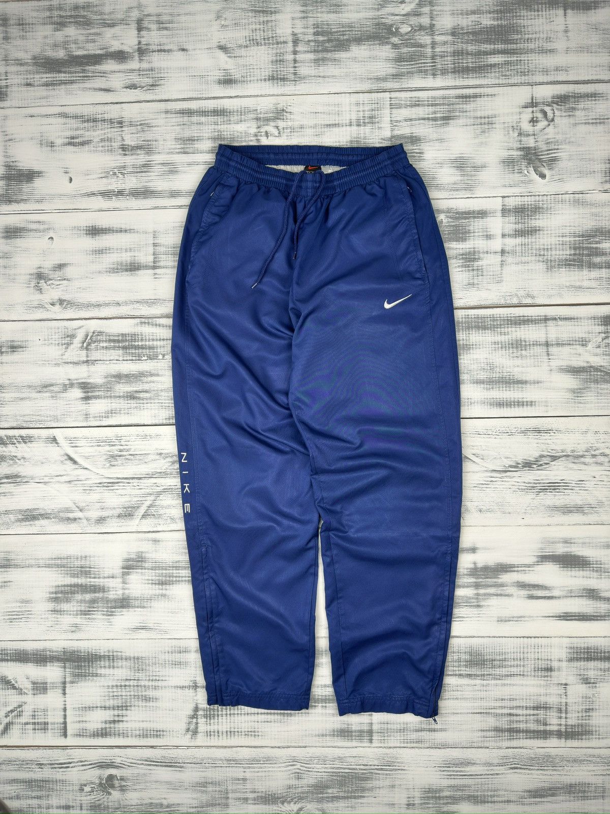 Nike Vintage NIKE Baggy Sweatpants Swoosh Logo Y2K Track Pants Size US 32 / EU 48 - 2 Thumbnail