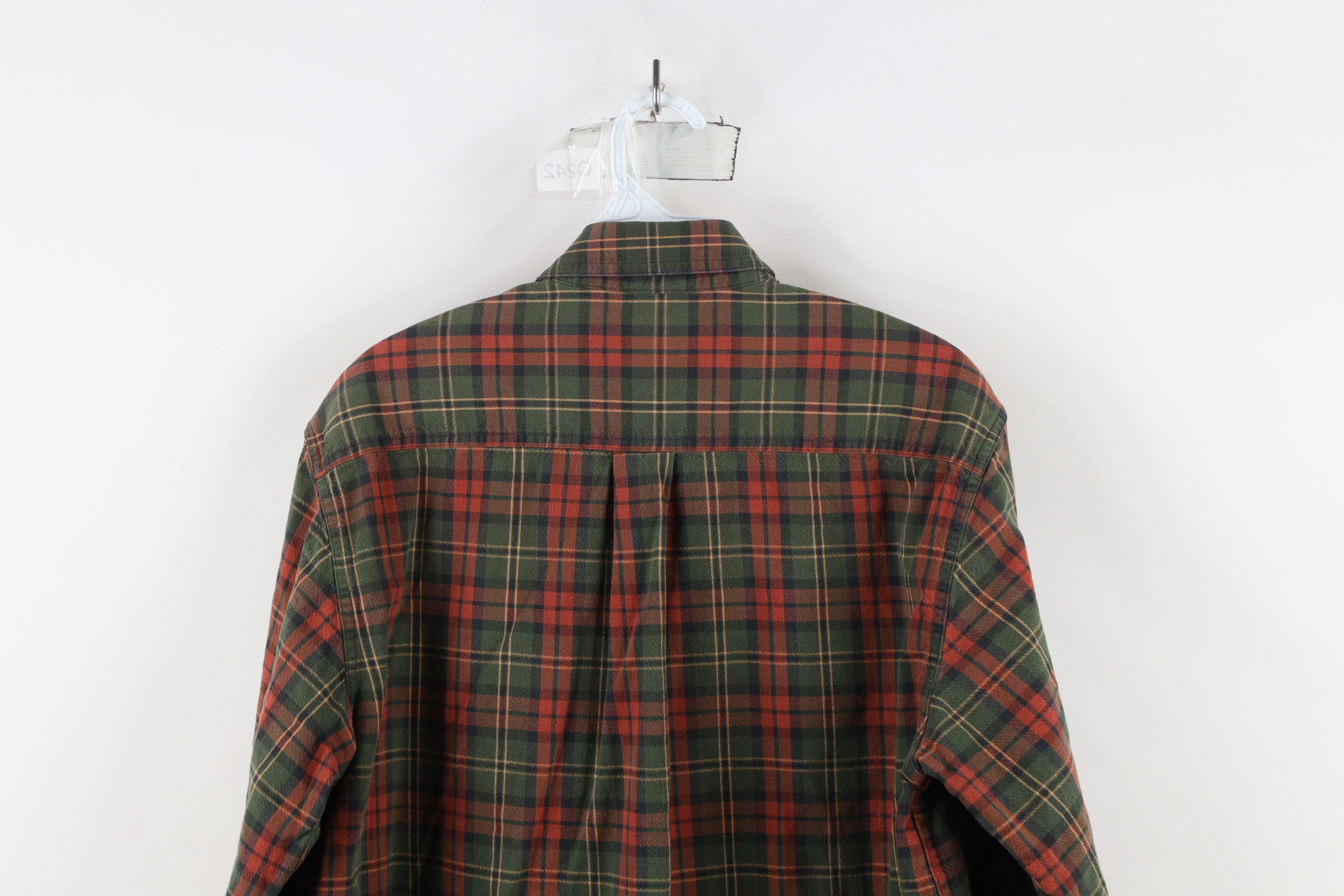 L.L. Bean × Vintage Vintage LL Bean Flannel Collared Button Down Shirt Plaid Size US M / EU 48-50 / 2 - 8 Thumbnail