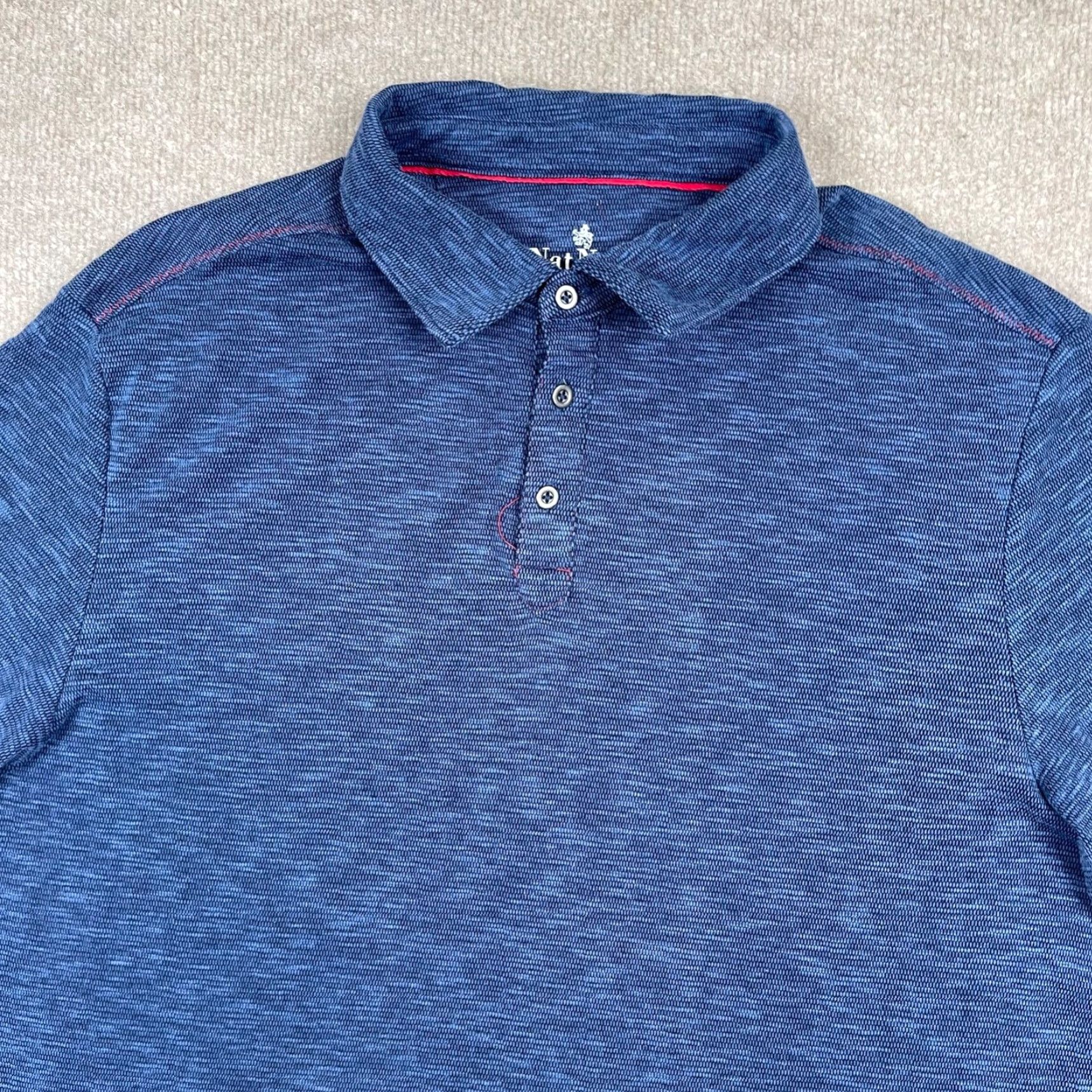 Nat Nast Nat Nast Polo Shirt Blue Short Sleeve Mens L Golf Preppy Luxury Originals Size US L / EU 52-54 / 3 - 2 Thumbnail