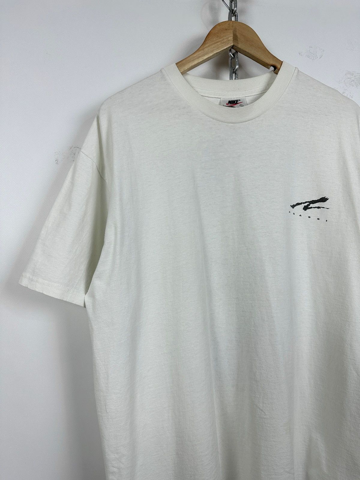 Nike 90s Vintage Nike Andre Agassi Graphic T Shirt Size US XL / EU 56 / 4 - 7 Thumbnail