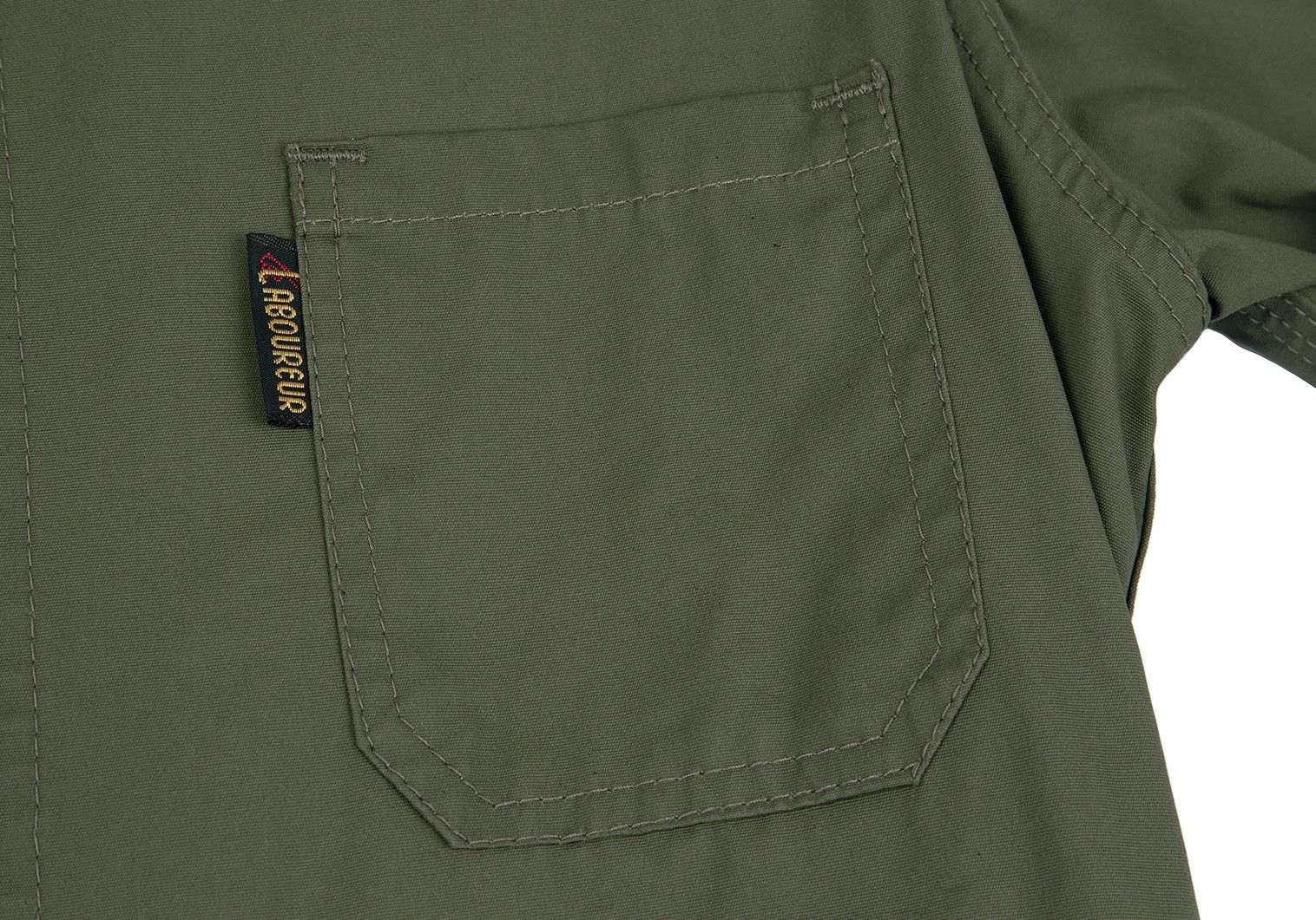 Junya Watanabe Olive Work Jacket with French Fabric, Size S Size US S / EU 44-46 / 1 - 6 Thumbnail