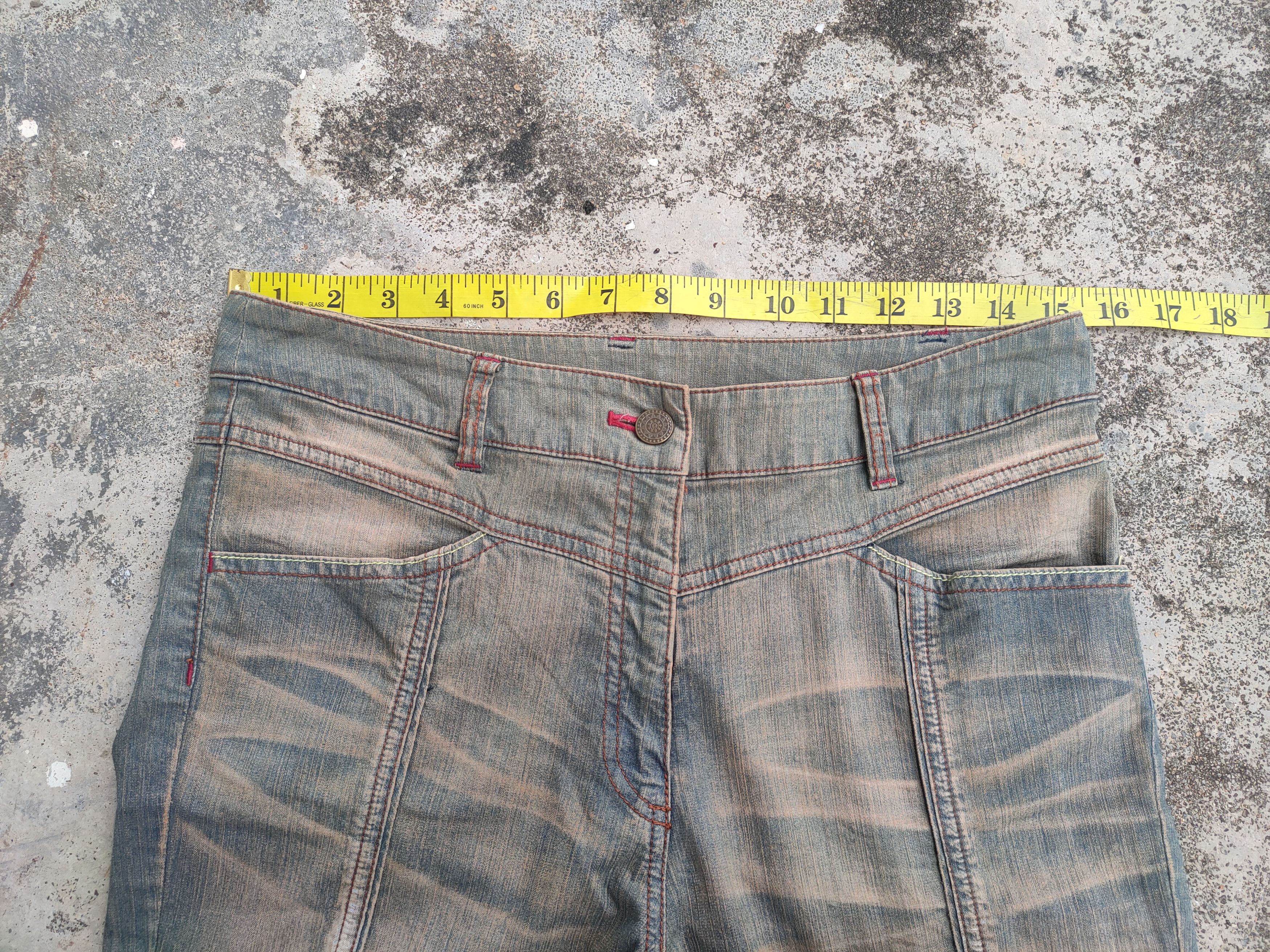 Japanese Brand × Jean × Rusty VINTAGE ROSSES WOMAN FLARE RUSTY JEAN DENIM PANTS Size US 30 / EU 46 - 5 Thumbnail