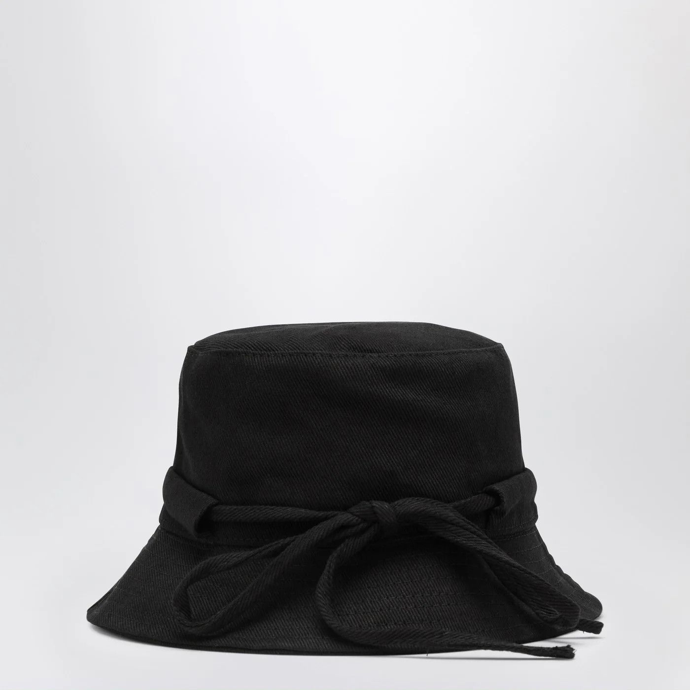 Jacquemus o1d2blof0526 Size: 58 / Cotton Bucket Hat / Cap in Black Size ONE SIZE - 3 Thumbnail