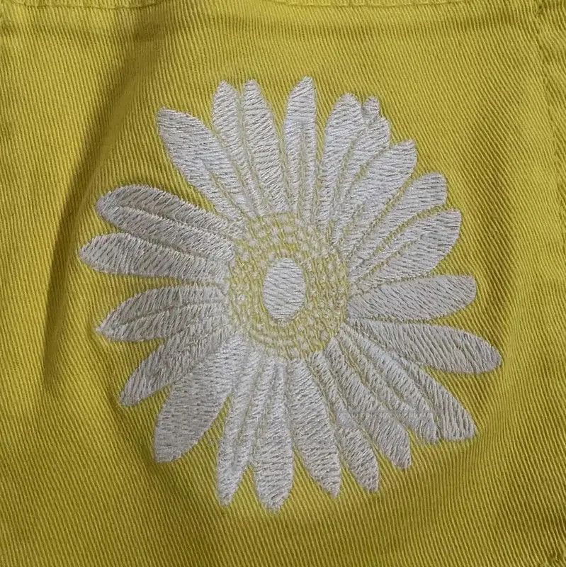 Kenzo KENZO Yellow Cotton Mini Skirt for Women . Size 24" / US 00 / IT 34 - 8 Thumbnail