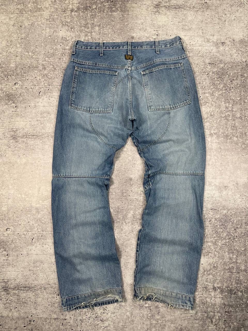 G-Star Vintage G Star Raw Denim Jeans Biker Pants Y2K Size US 36 / EU 52 - 1 Thumbnail