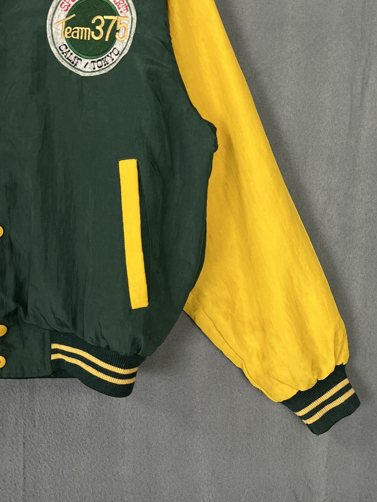 Japanese Brand × Vintage Vintage Team 375 Tokyo Nylon Varsity Jacket Size US S / EU 44-46 / 1 - 5 Thumbnail
