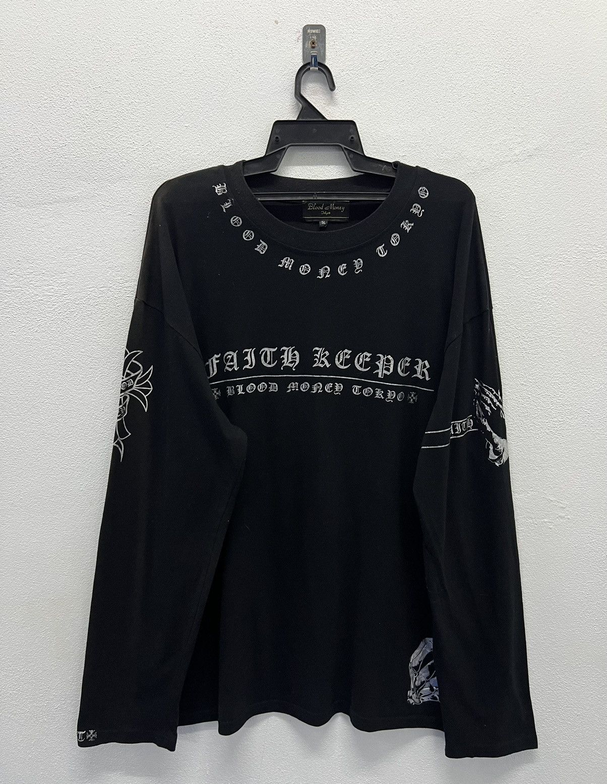 Japanese Brand × Seditionaries × Vintage VINTAGE BLOOD MONEY TOKYO LONG SLEEVE SHIRT Size US XXL / EU 58 / 5 - 2 Thumbnail