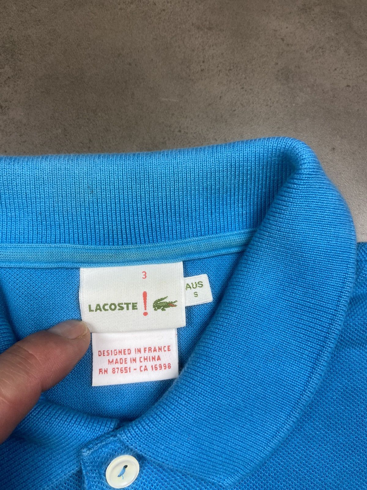 Lacoste Lacoste. Australia. Short sleeve Shirt Size US S / EU 44-46 / 1 - 7 Thumbnail