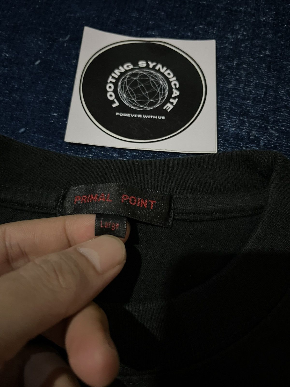 Japanese Brand 🔥 Primal Point Fx Progress Poem Tee Size US L / EU 52-54 / 3 - 7 Thumbnail