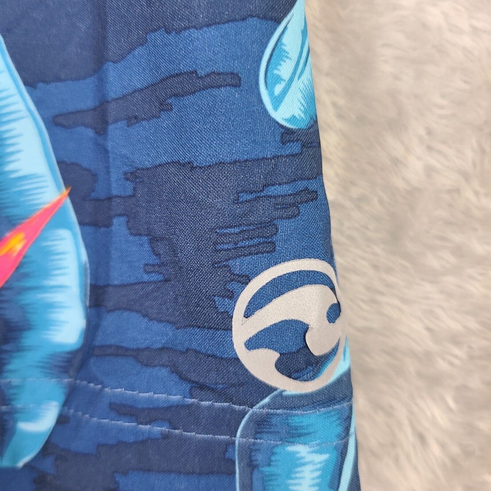 Ocean Current Ocean Current Board Shorts Men’s Blue Pink Gray Lined Hawai Size US 35 - 8 Thumbnail