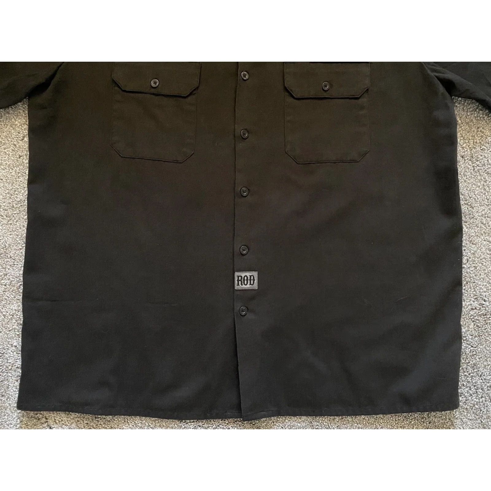 Vintage VINTAGE Ride Or Die Motorcycle T Shirt Men’s L Black Button-Up Short Sleeve Mens Motorcycle Biker Art Size US L / EU 52-54 / 3 - 3 Thumbnail