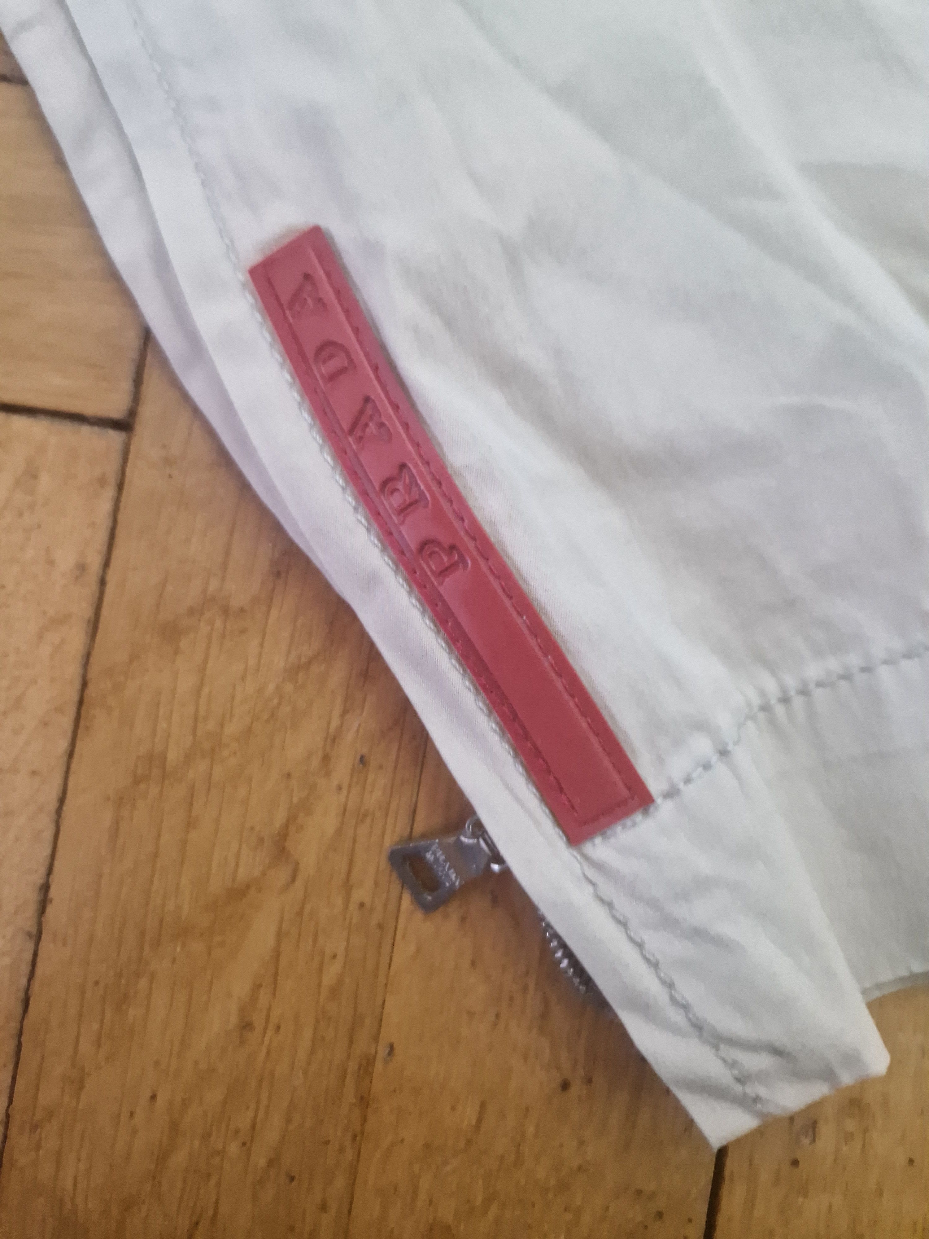 Prada Prada archive 90s 00s double knee red tab nylon pants Size US 34 / EU 50 - 6 Thumbnail