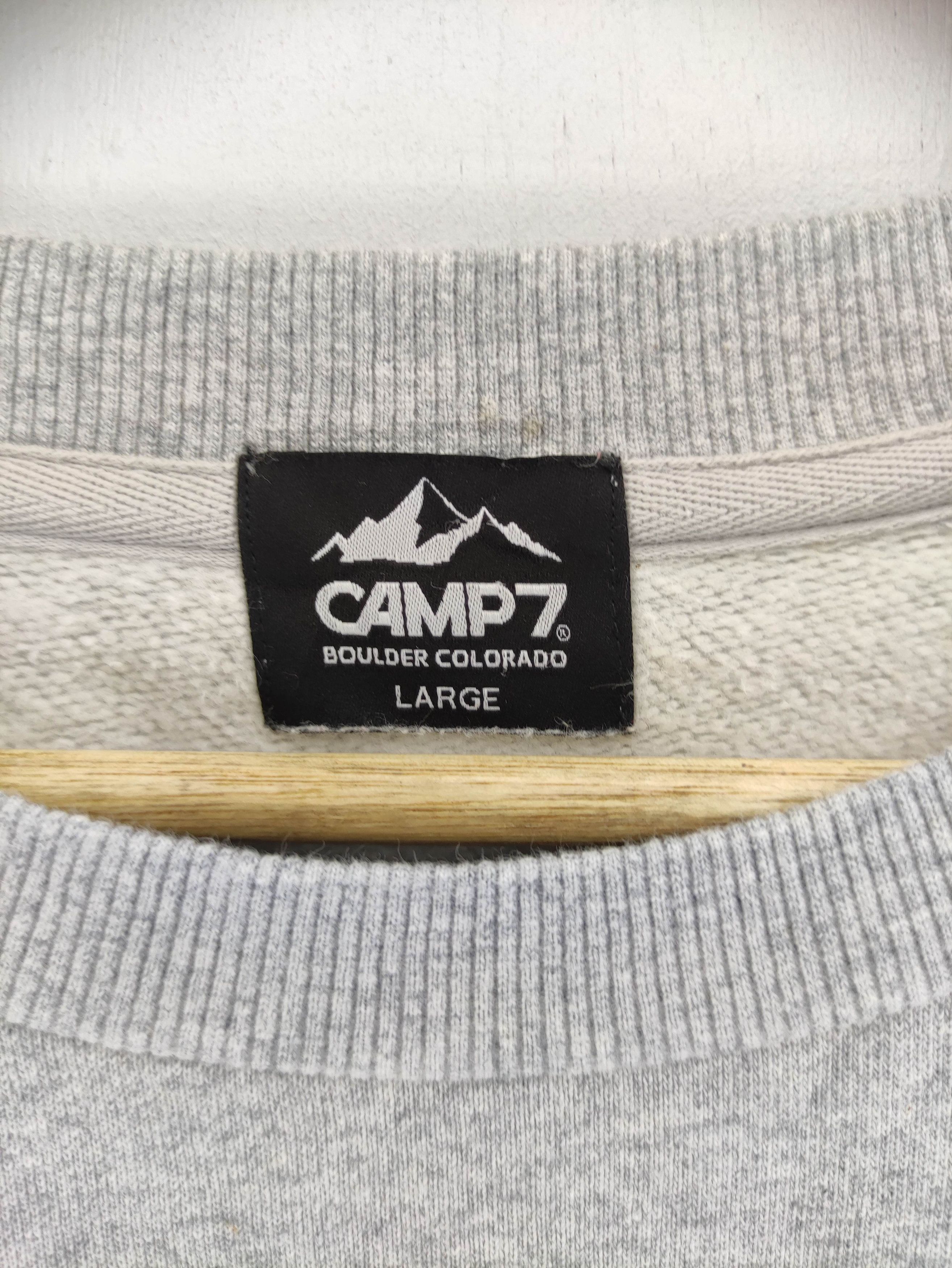 Japanese Brand Vintage Camp7 Jumper Sweatshirt Centre Logo Size US L / EU 52-54 / 3 - 2 Thumbnail