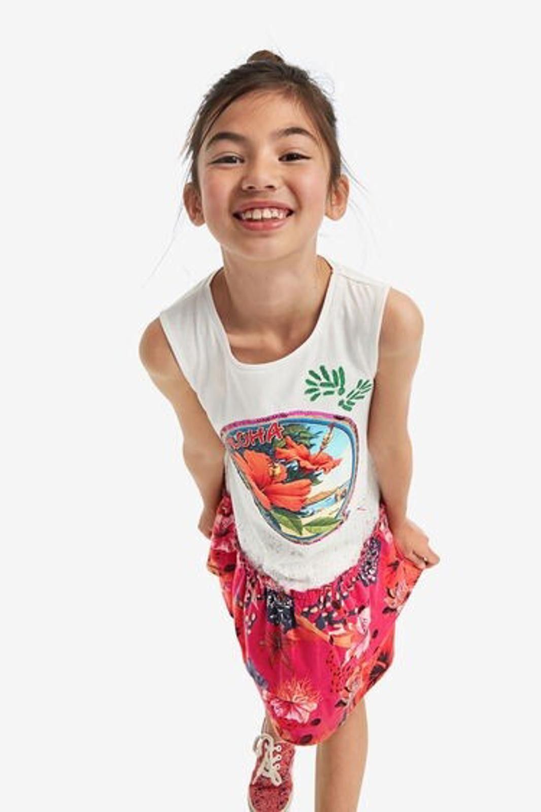 Desigual Disigual Dress Kids 3/4 Sleeveless drop-waist dress Size ONE SIZE - 4 Thumbnail