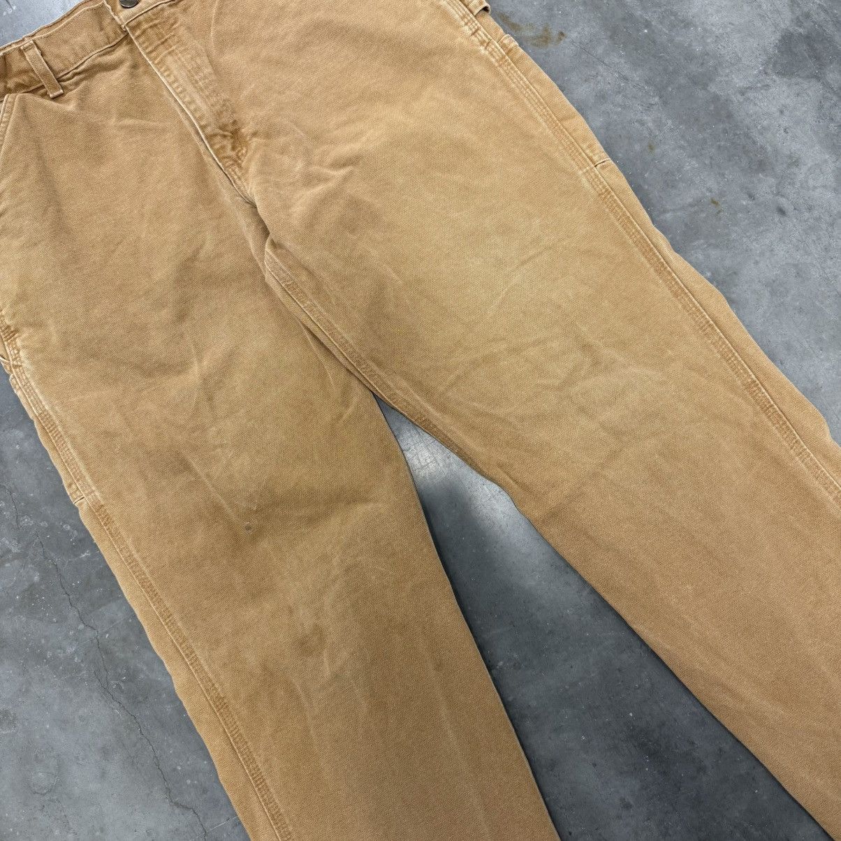 Carhartt × Carhartt Wip × Vintage Vintage Y2K Carhartt Faded Distressed Carpenter Pants Size US 32 / EU 48 - 15 Thumbnail