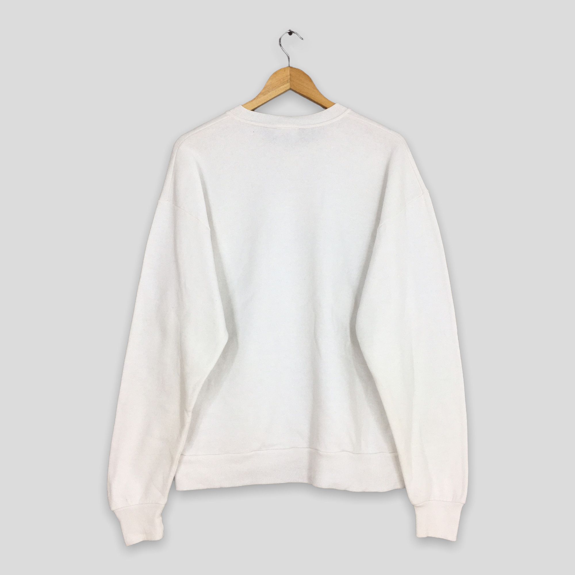 Habitat Vintage 90s Cat Lover Kitten Cute White Sweatshirt Large Size US L / EU 52-54 / 3 - 5 Thumbnail